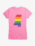 Pride State Flag Mississippi Girls T-Shirt, , hi-res