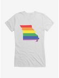 Pride State Flag Missouri Girls T-Shirt, , hi-res