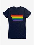 Pride State Flag Montana Girls T-Shirt, , hi-res