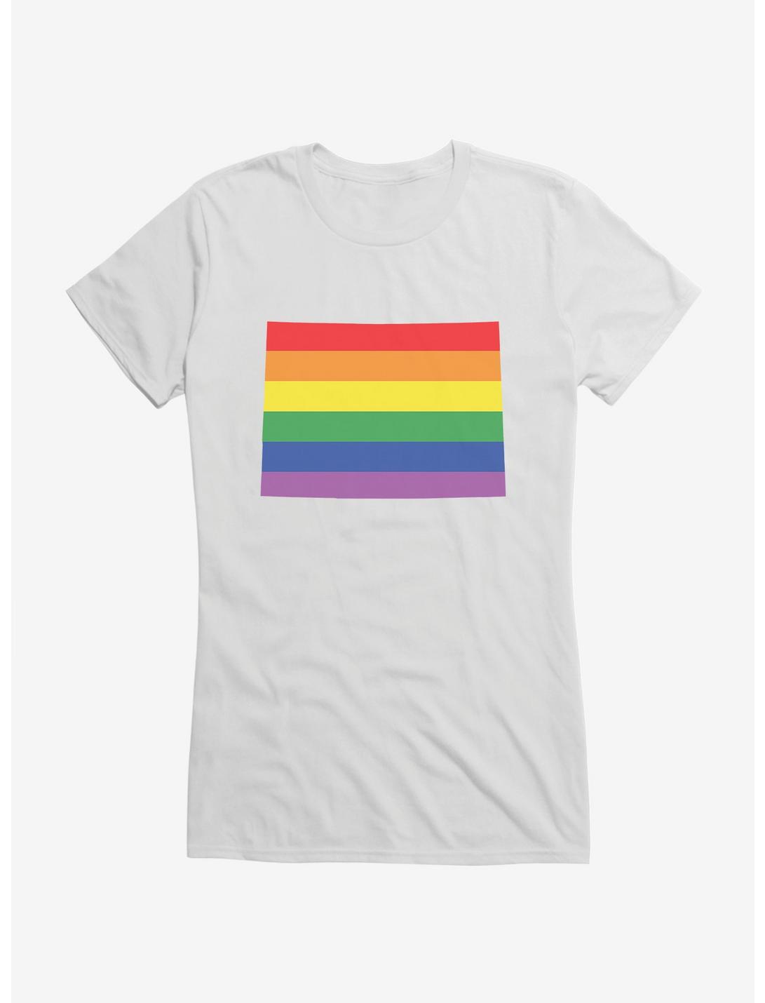 Pride State Flag Colorado Girls T-Shirt, , hi-res