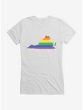 Pride State Flag Virginia Girls T-Shirt, , hi-res