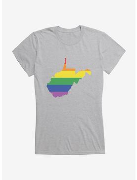 Pride State Flag West Virginia Girls T-Shirt, , hi-res