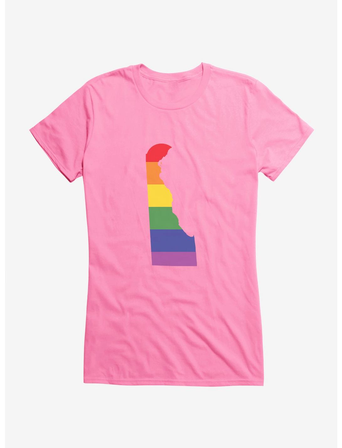 Pride State Flag Delaware Girls T-Shirt, , hi-res