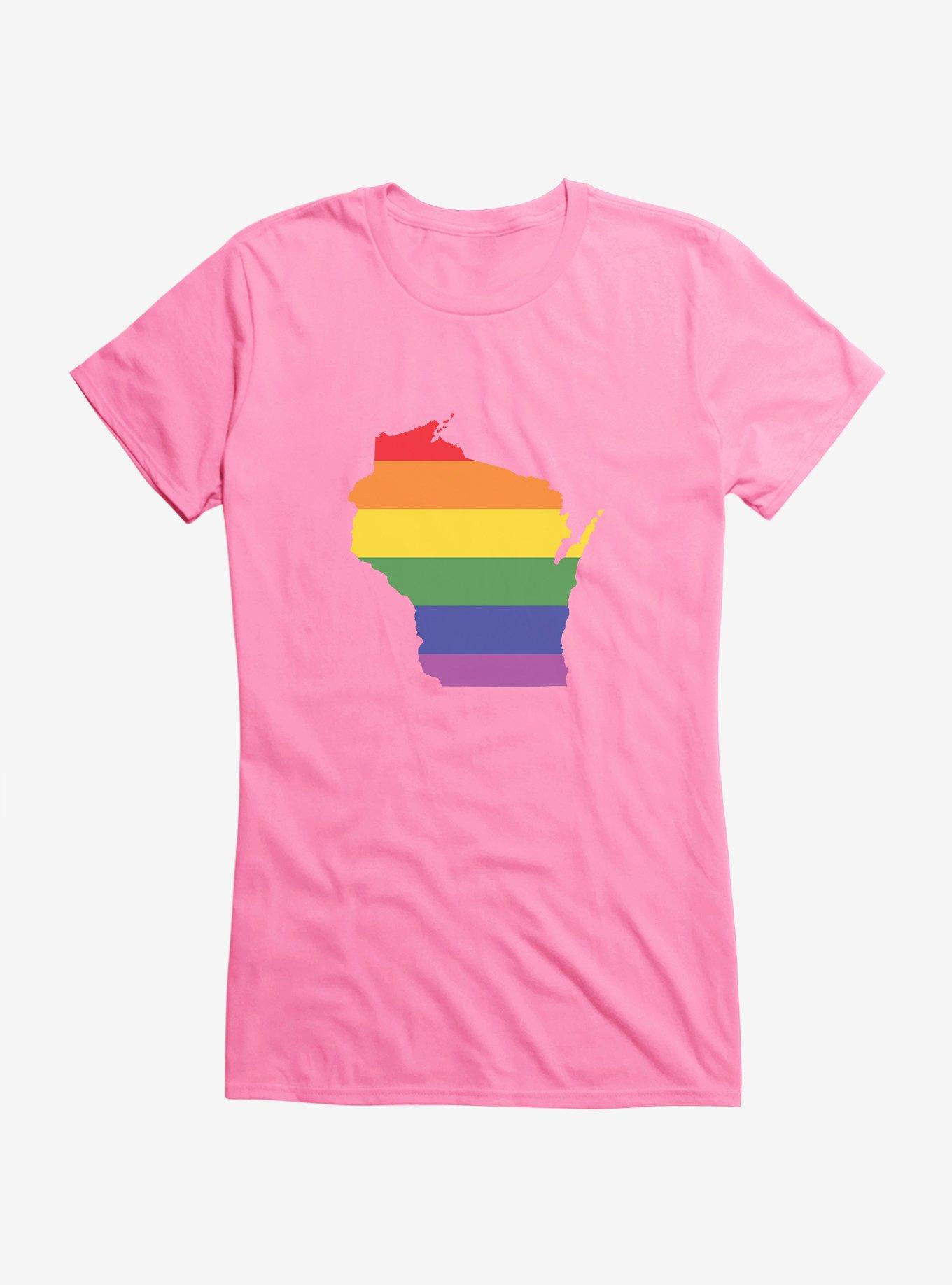 Pride State Flag Wisconsin Girls TShirt Hot Topic