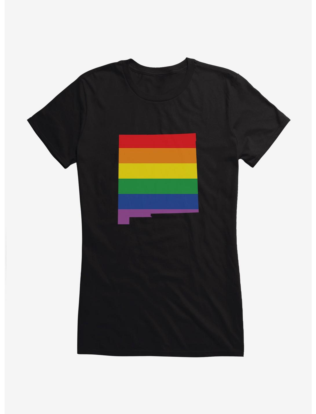 Pride State Flag New Mexico Girls T-Shirt, , hi-res