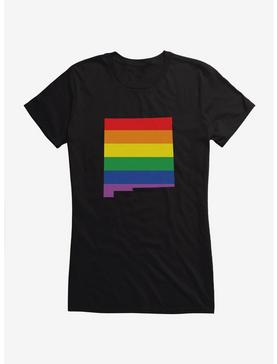 Pride State Flag New Mexico Girls T-Shirt, , hi-res