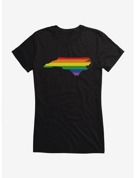 Pride State Flag North Carolina Girls T-Shirt, , hi-res