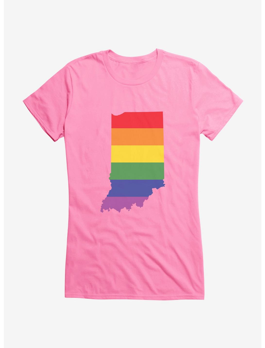 Pride State Flag Indiana Girls T-Shirt, , hi-res