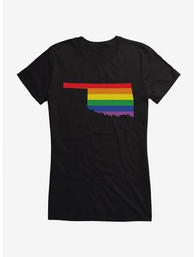 Pride State Flag Oklahoma Girls T-Shirt, , hi-res