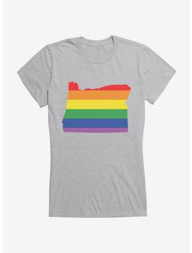 Pride State Flag Oregon Girls T-Shirt, , hi-res