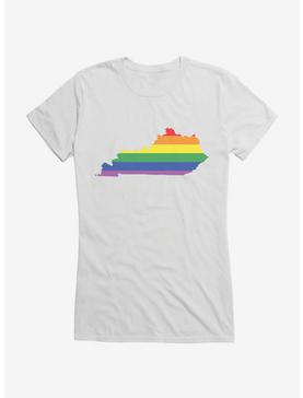 Pride State Flag Kentucky Girls T-Shirt, , hi-res