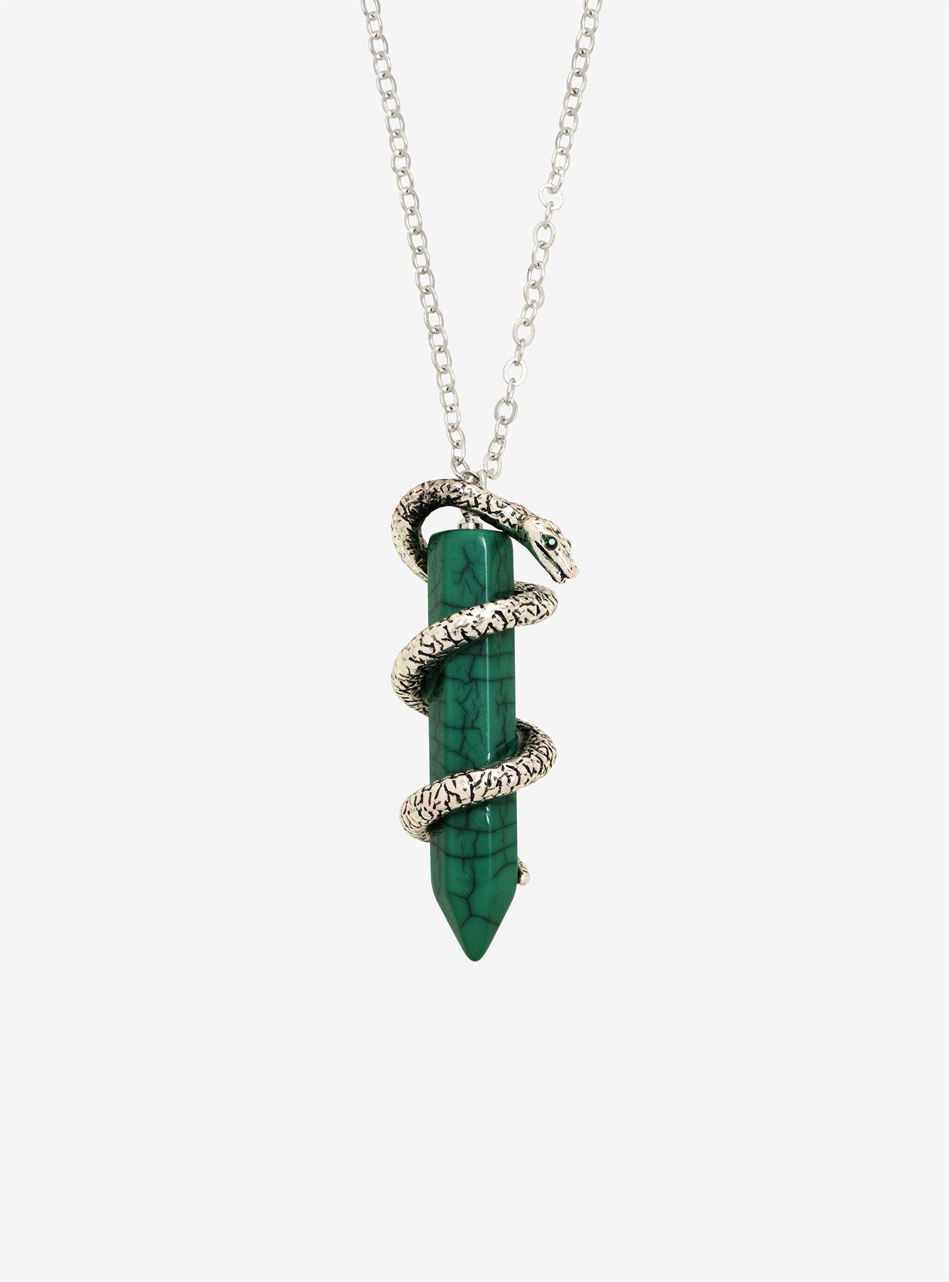 Harry Potter Slytherin Crystal Necklace