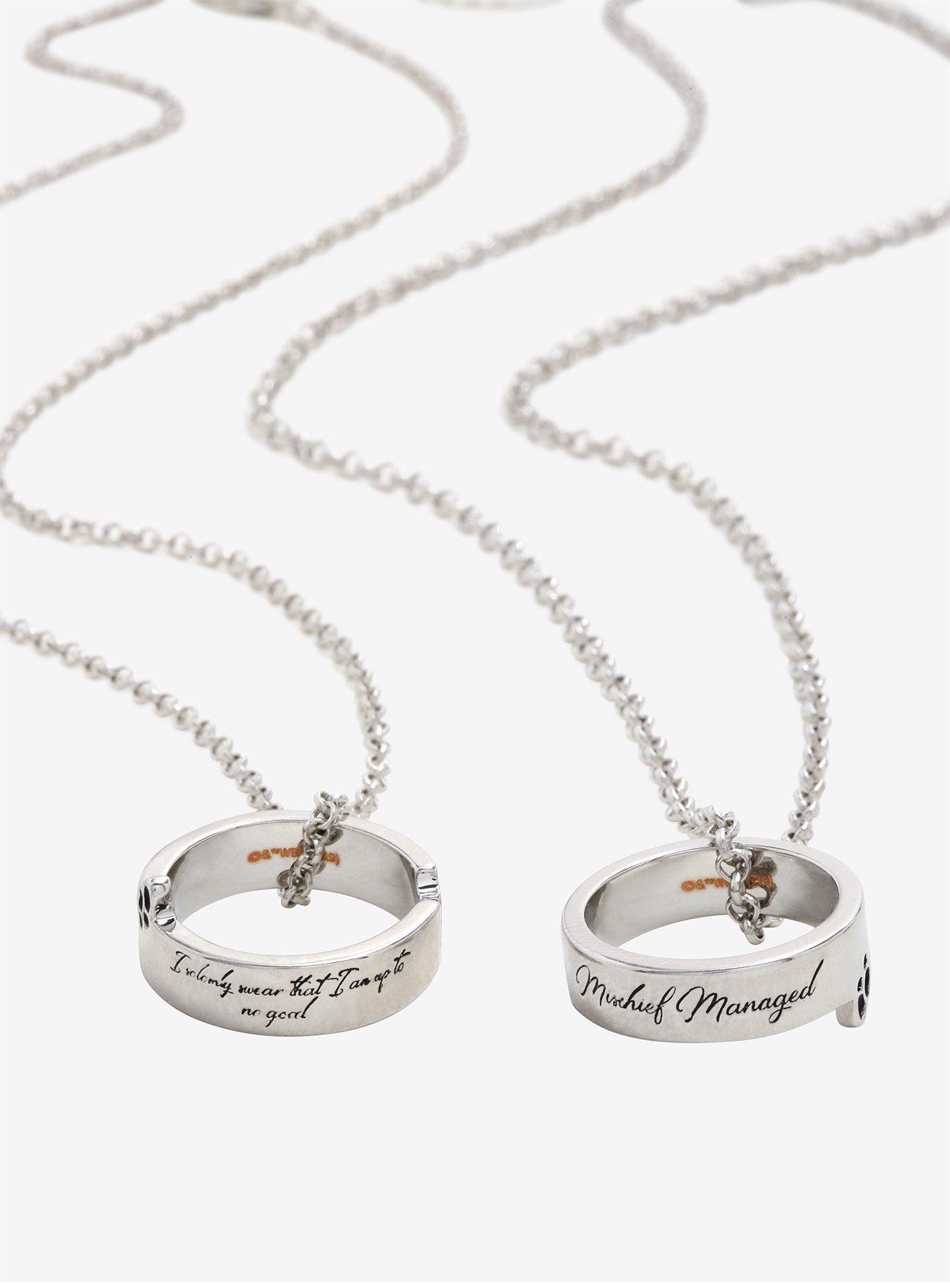 Best friend ring deals necklaces