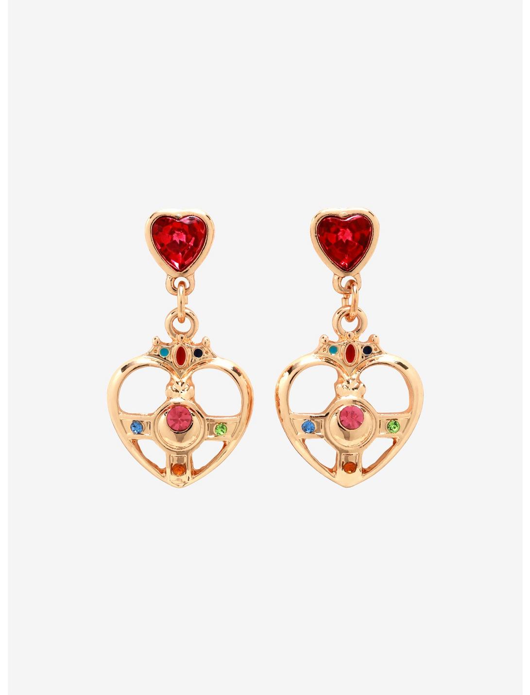 Sailor Moon Cosmic Heart Drop Earrings, , hi-res