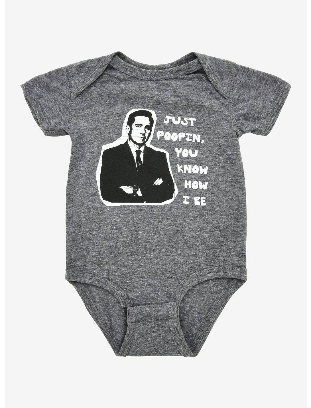 The Office Know How I Be Infant Bodysuit, GREY, hi-res