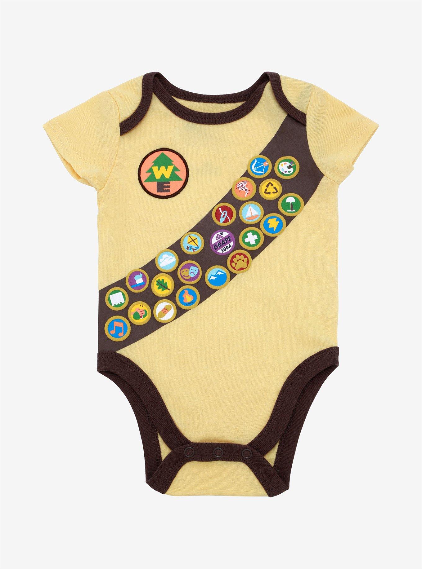 Disney Pixar Up Badges Infant One-Piece - BoxLunch Exclusive