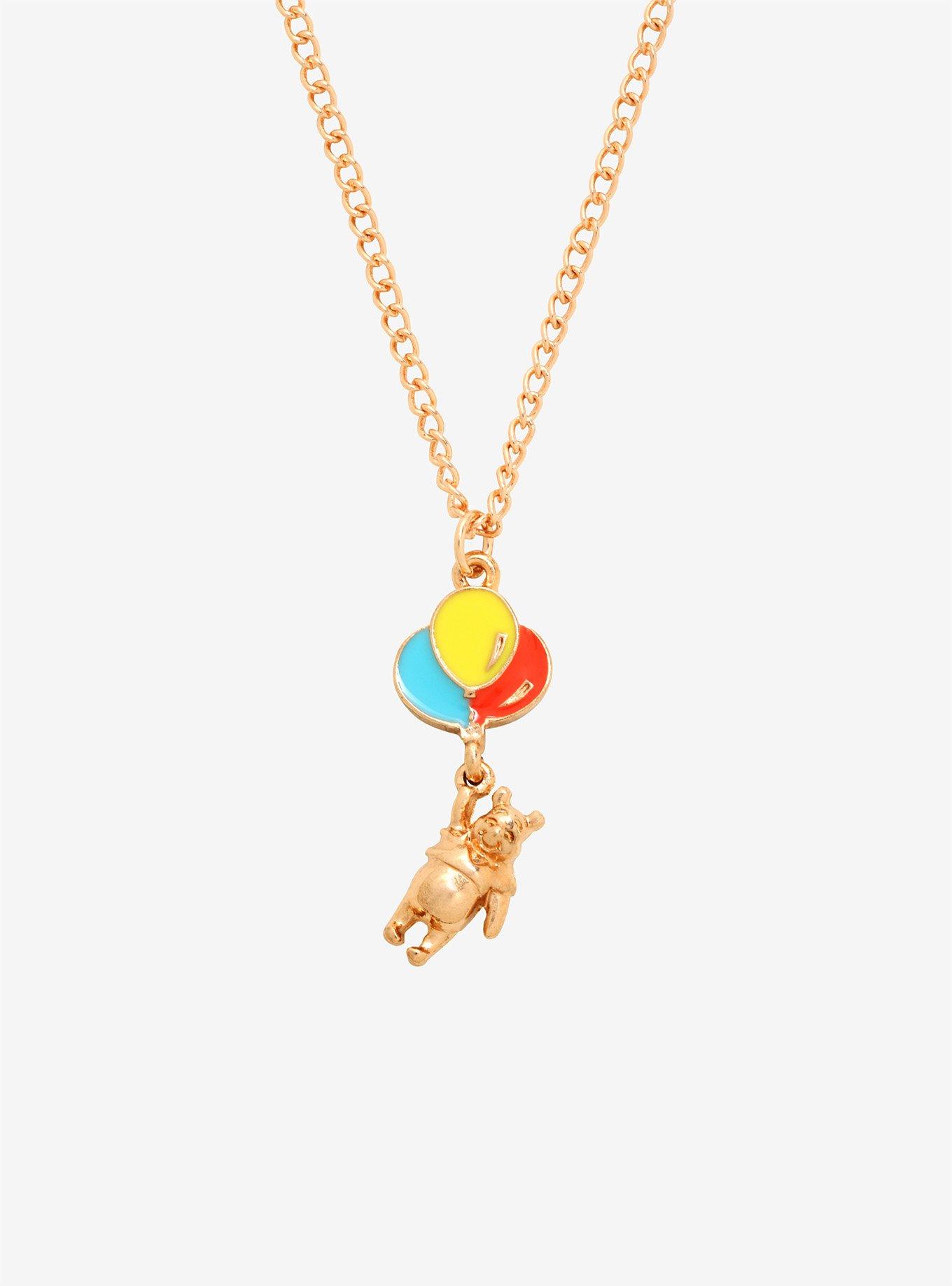 Disney Winnie The Pooh Balloon Dainty Necklace, , hi-res