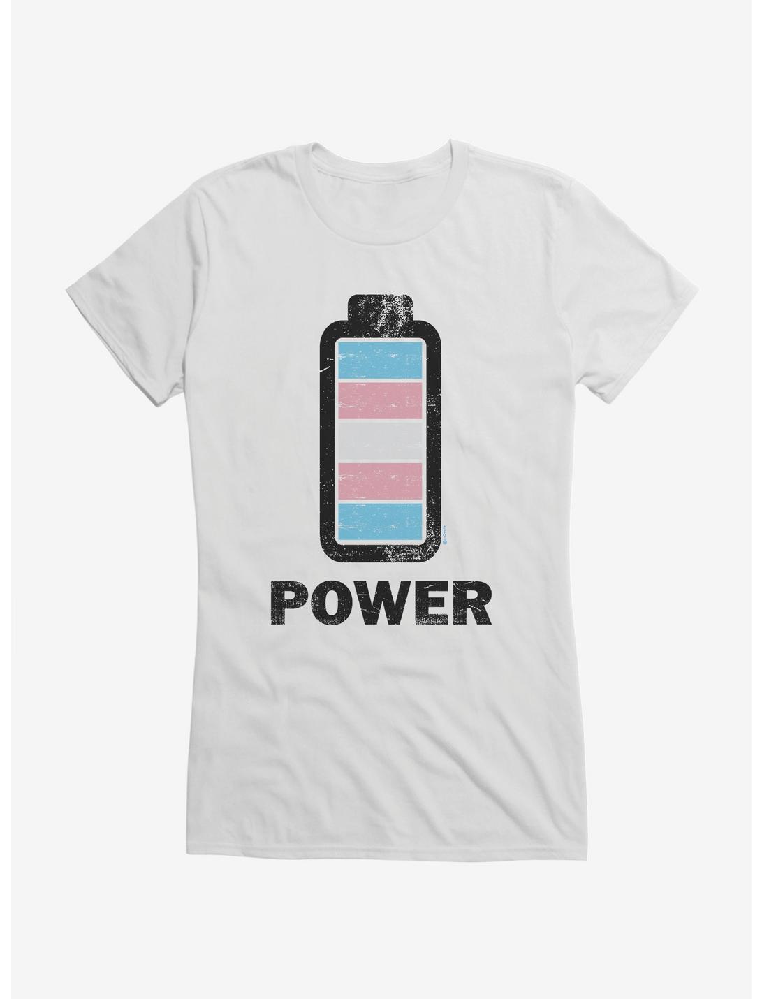 i-Create Pride Transgender Power Up Girls T-Shirt, , hi-res