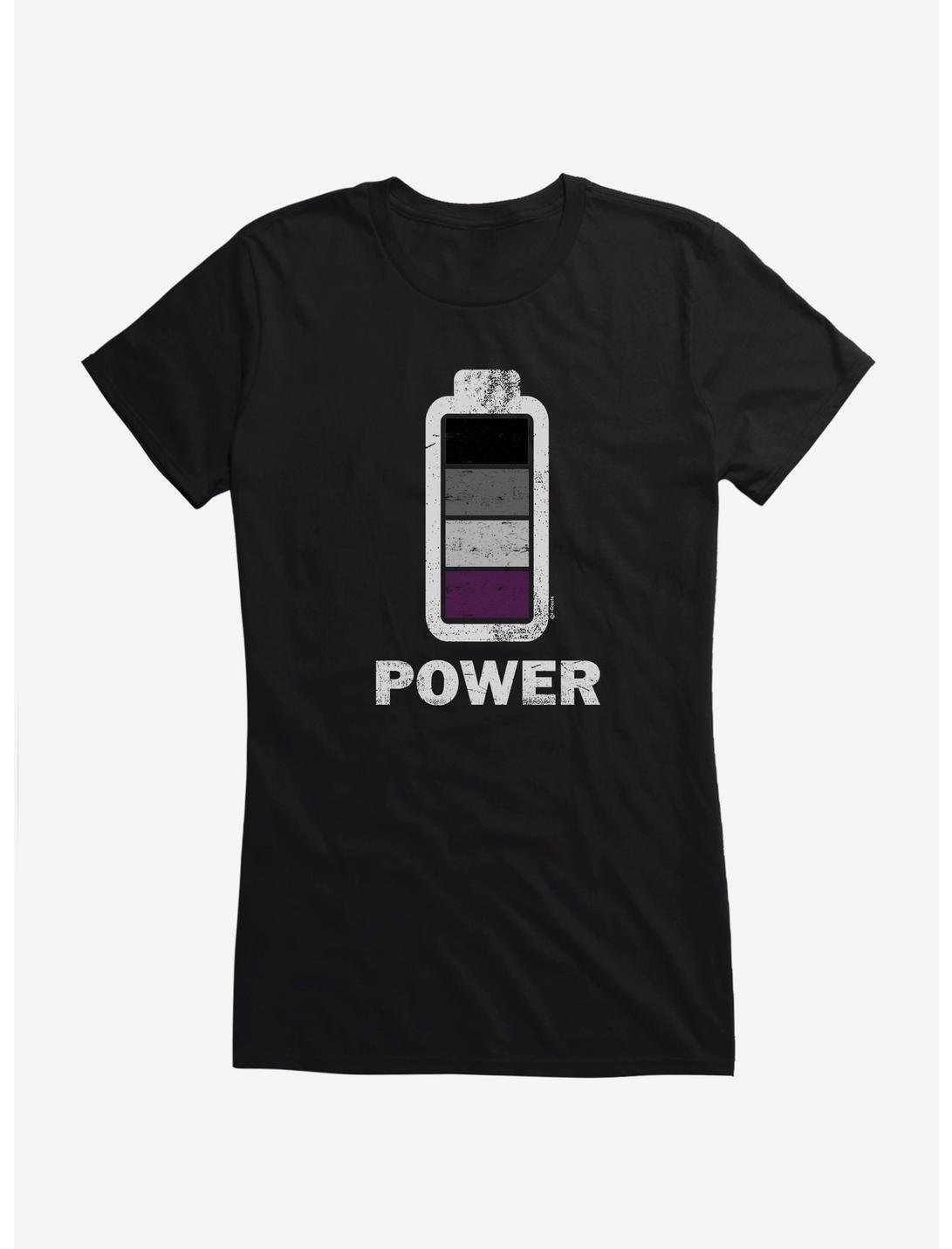i-Create Pride Asexual Power Up Girls T-Shirt, , hi-res