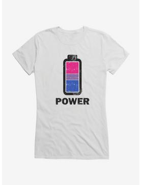 i-Create Pride Bisexual Power Up Girls T-Shirt, , hi-res