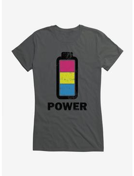 i-Create Pride Pansexual Power Up Girls T-Shirt, , hi-res