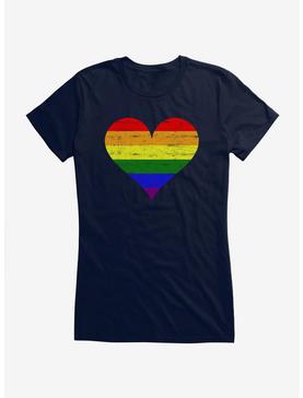 i-Create Pride Rainbow Heart Girls T-Shirt, , hi-res