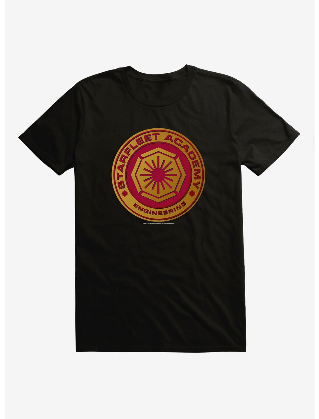 Star Trek Starfleet Academy Engineering Logo T-Shirt, BLACK, hi-res