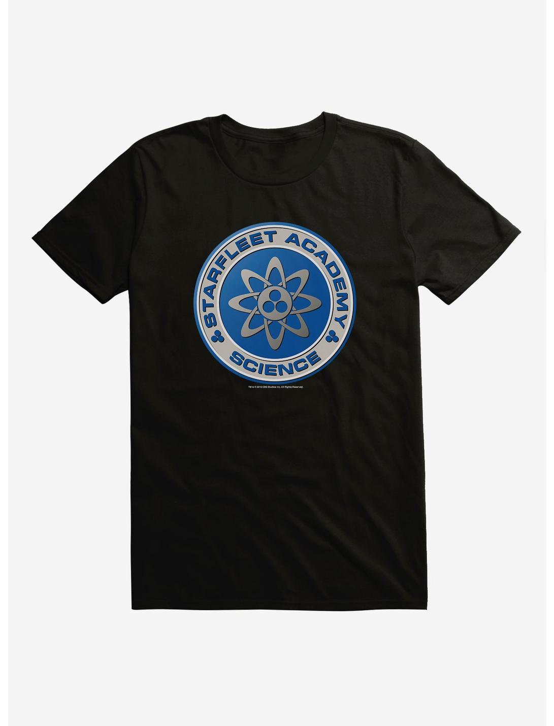 Star Trek Starfleet Academy Science Logo T-Shirt, BLACK, hi-res