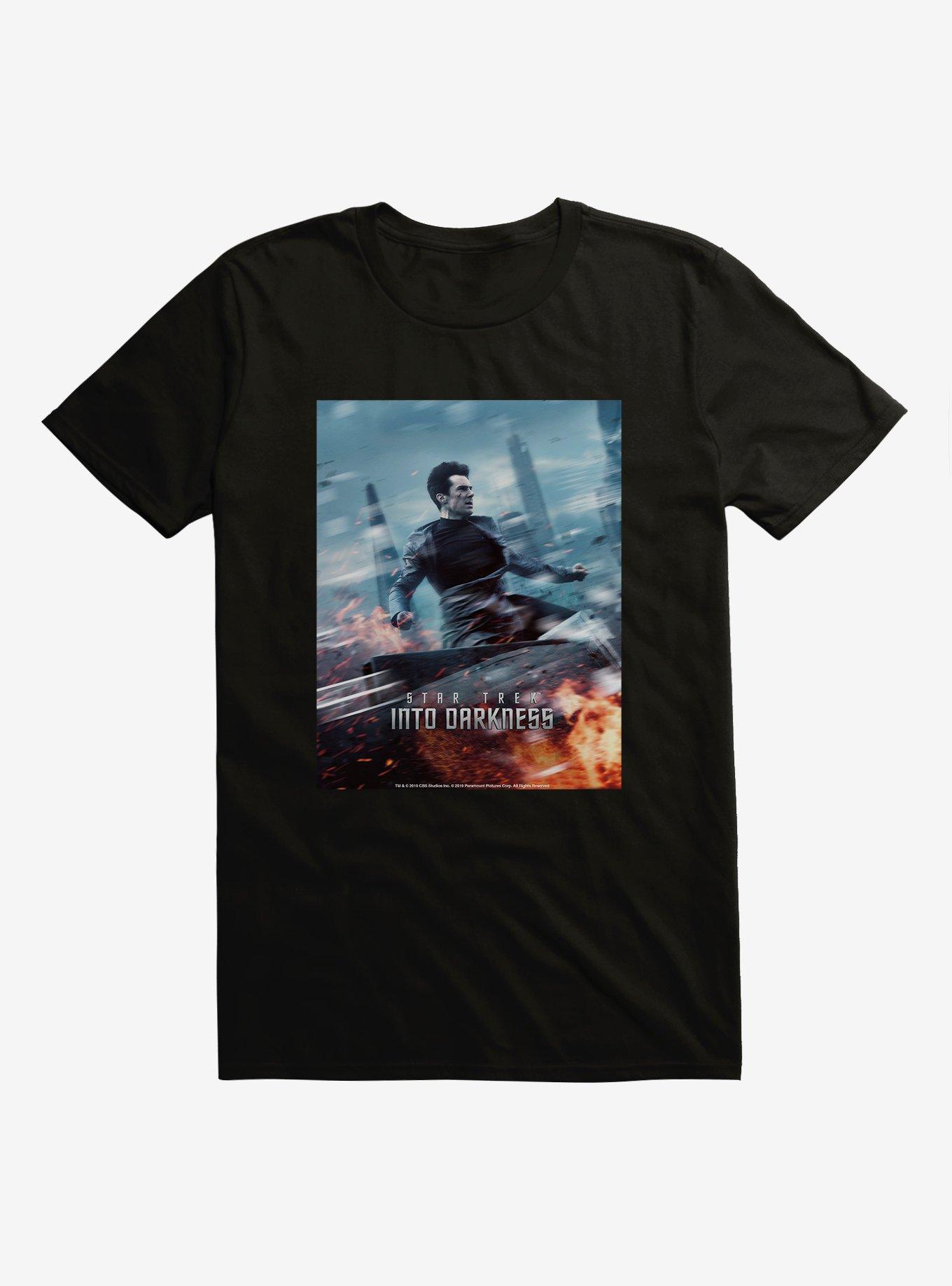 Star Trek Into Darkness Khan Poster T-Shirt, BLACK, hi-res