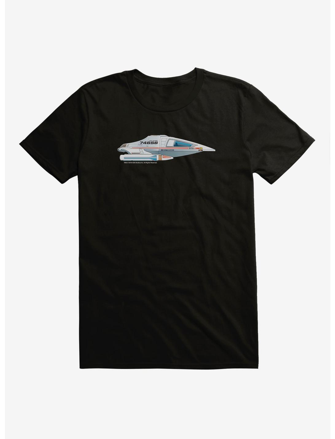 Star Trek N.C.C. 74656 Ship Model Two T-Shirt, BLACK, hi-res