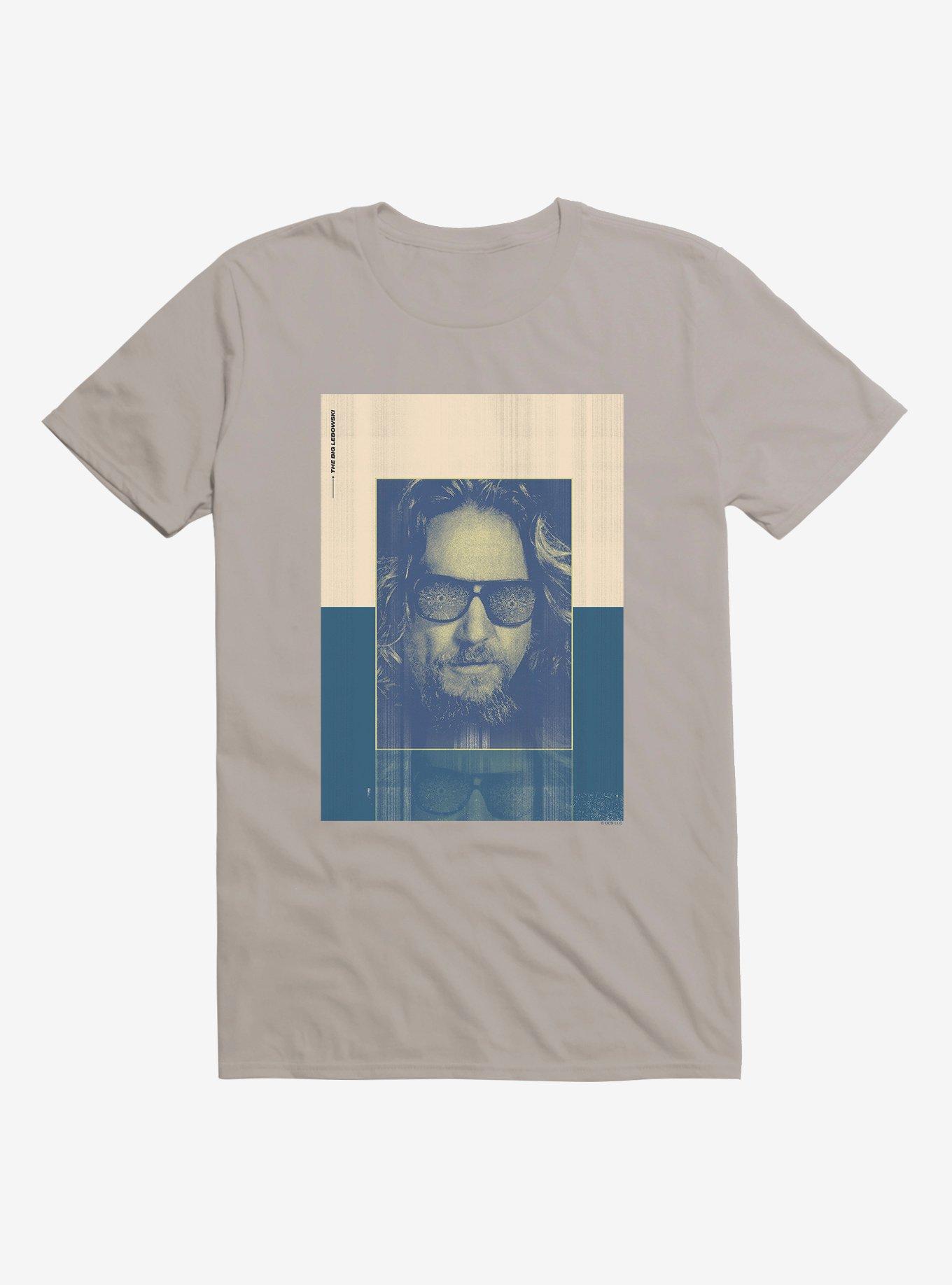 Big Lebowski Portrait T-Shirt, LIGHT GREY, hi-res