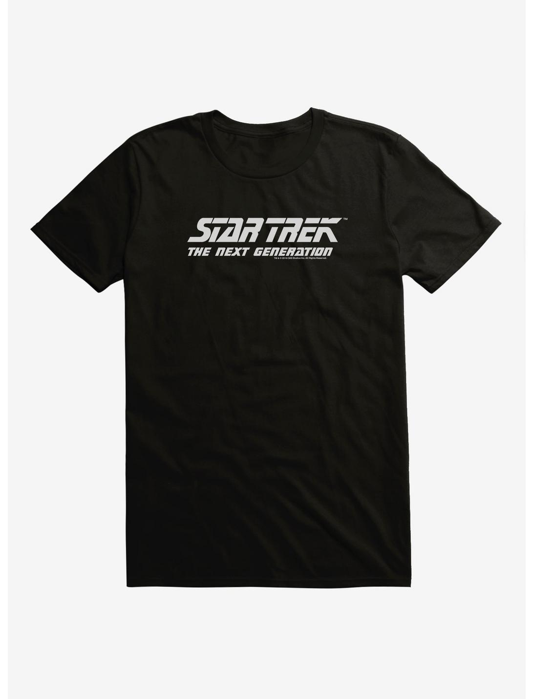 Star Trek The Next Generation Logo T-Shirt, BLACK, hi-res