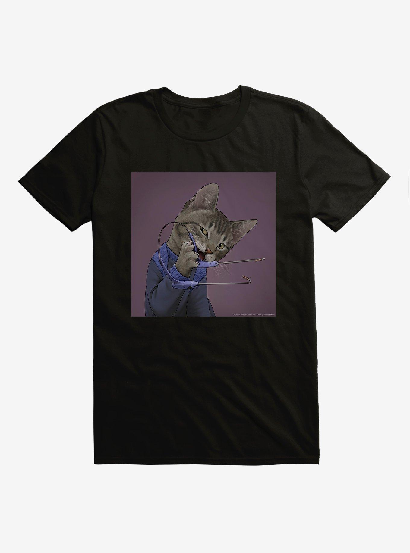Star Trek The Next Generation Cats Communicator T-Shirt, BLACK, hi-res