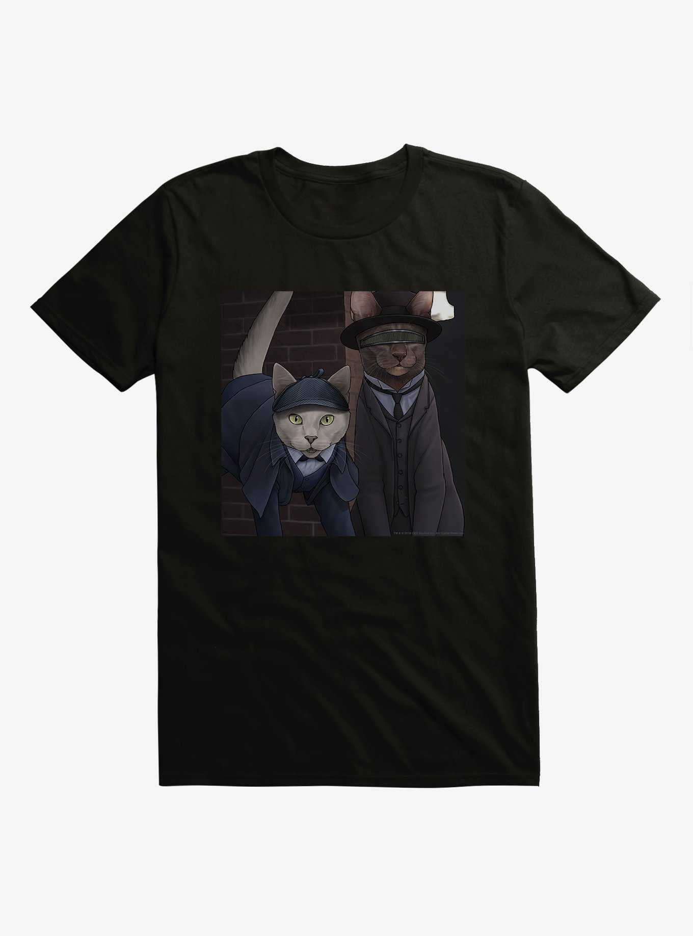 Star Trek The Next Generation Cats Data And Forge T-Shirt, , hi-res