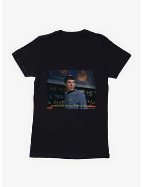 Star Trek Spock Computer Turn My Feelings Off Womens T-Shirt, , hi-res