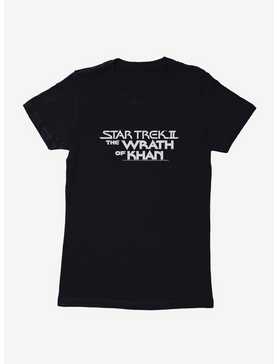 Star Trek The Wrath Of Khan Title Womens T-Shirt, , hi-res