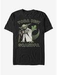 Star Wars Yoda Best Grandpa T-Shirt, BLACK, hi-res