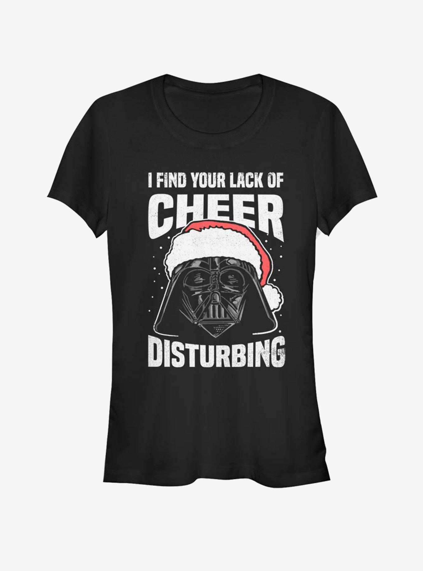 Star Wars Lack Of Cheer Girls T-Shirt, BLACK, hi-res