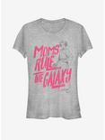 Star Wars Moms Rule Girls T-Shirt, ATH HTR, hi-res