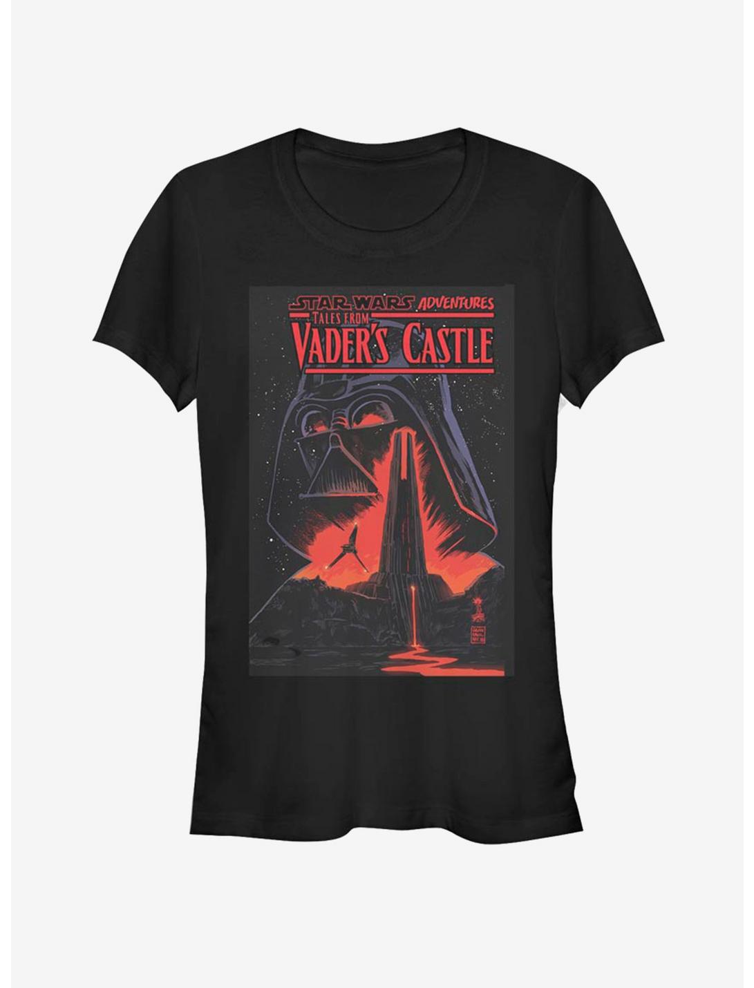 Star Wars Lava Castle Girls T-Shirt, BLACK, hi-res