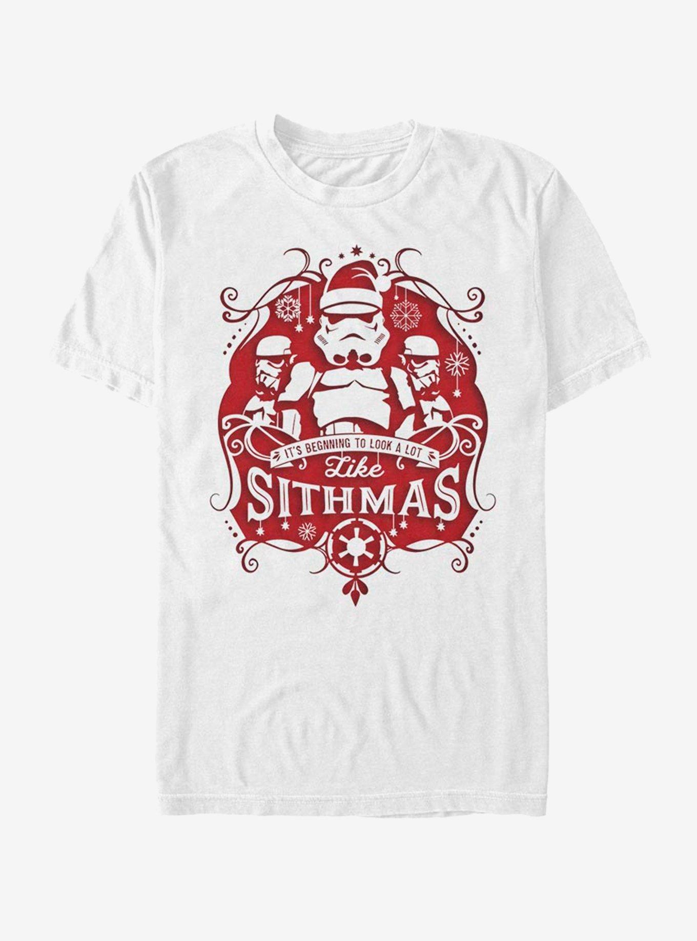 Star Wars Trooper Claus T-Shirt, WHITE, hi-res