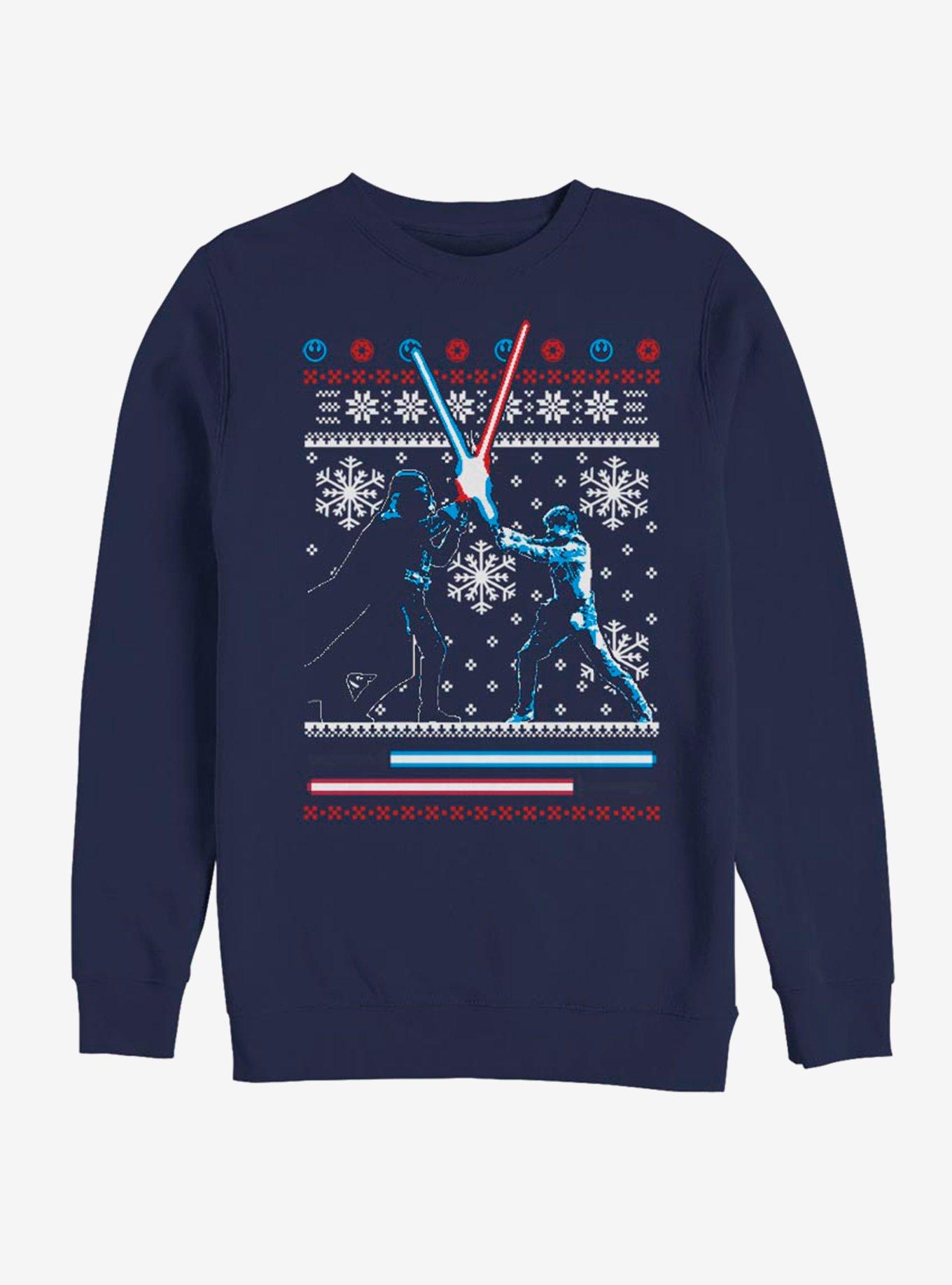 Star Wars Father Fued Sweatshirt, NAVY, hi-res