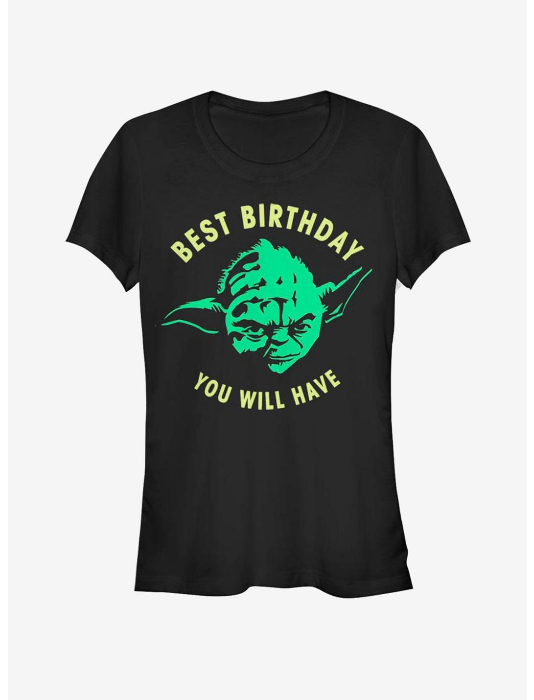 Star Wars Yoda Day Girls T-Shirt, BLACK, hi-res