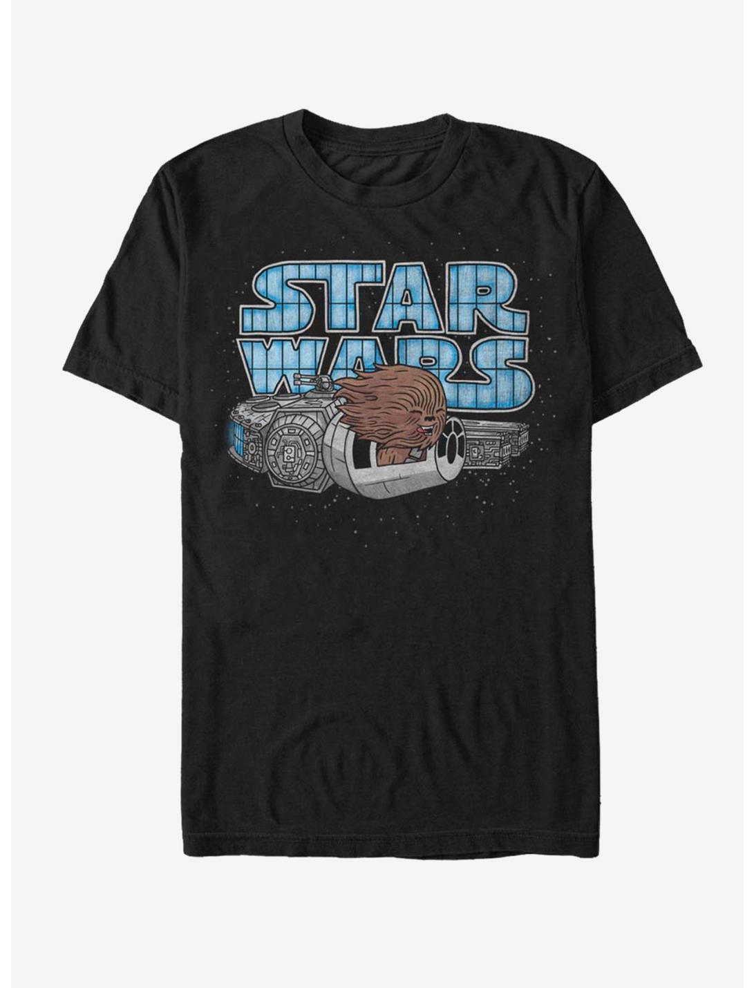 Star Wars Hair in the Wind T-Shirt, BLACK, hi-res