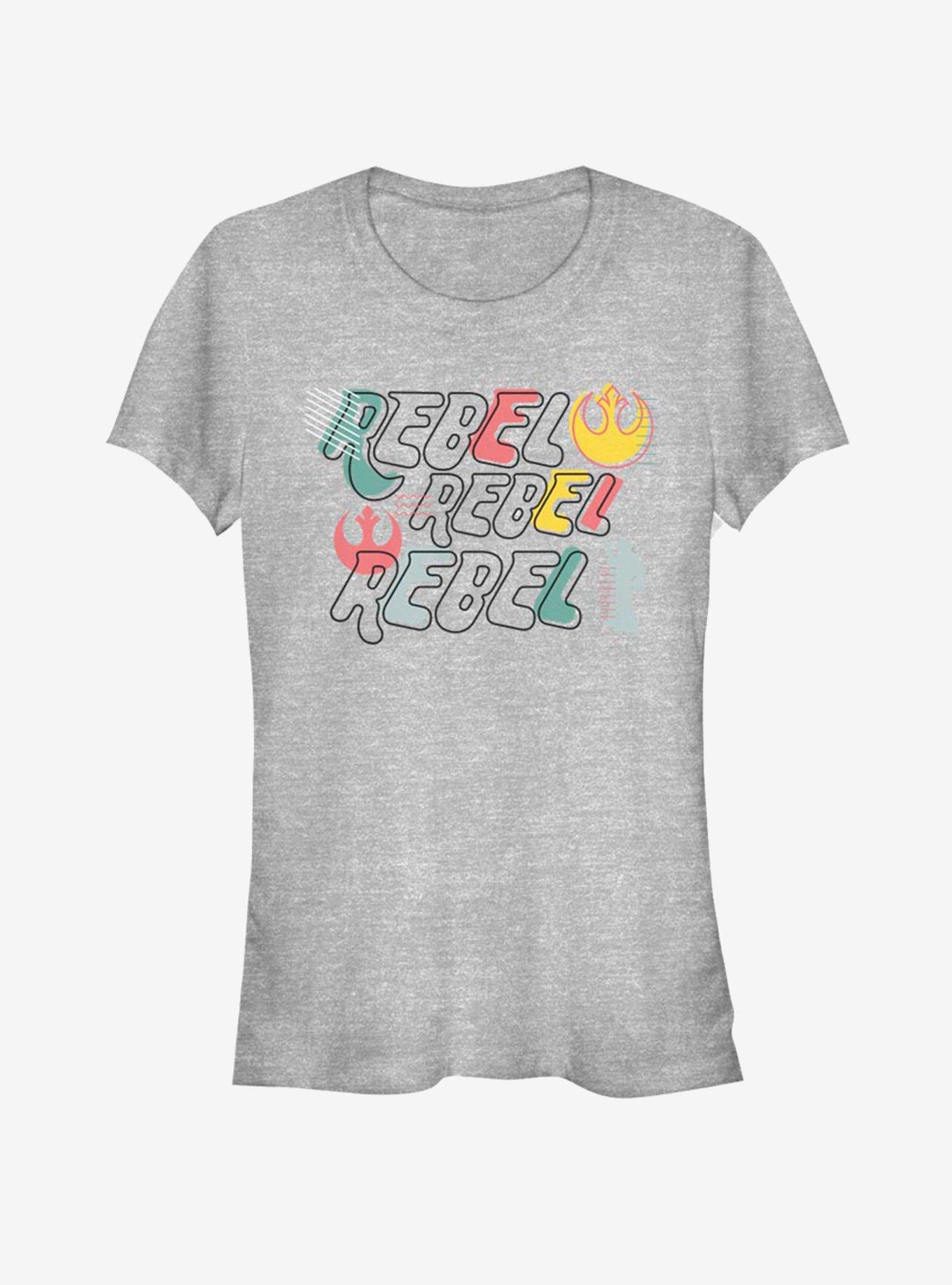 Star Wars Rebel Rebel Girls T-Shirt, ATH HTR, hi-res