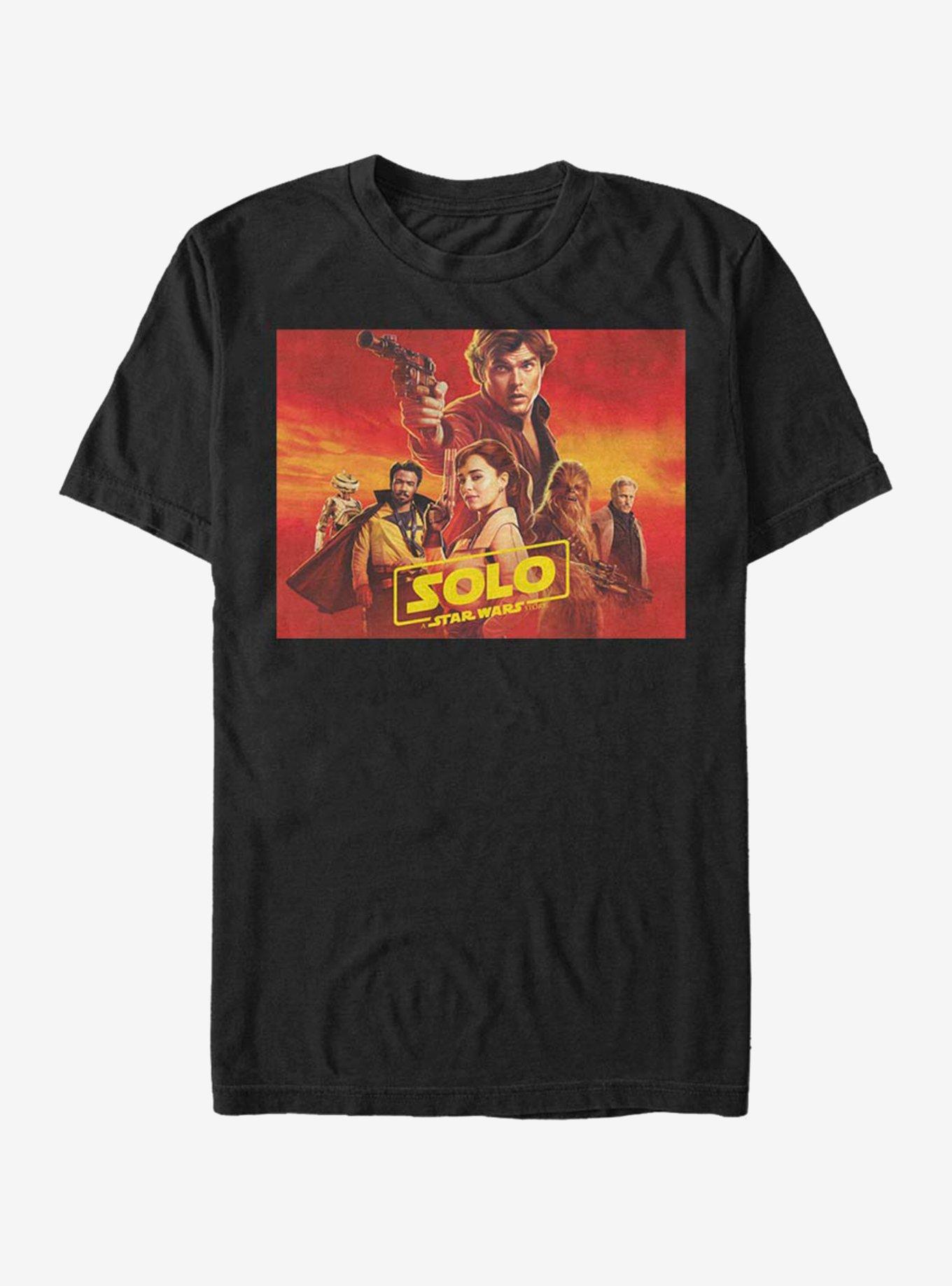 Star Wars Han Team Closeup Poster T-Shirt