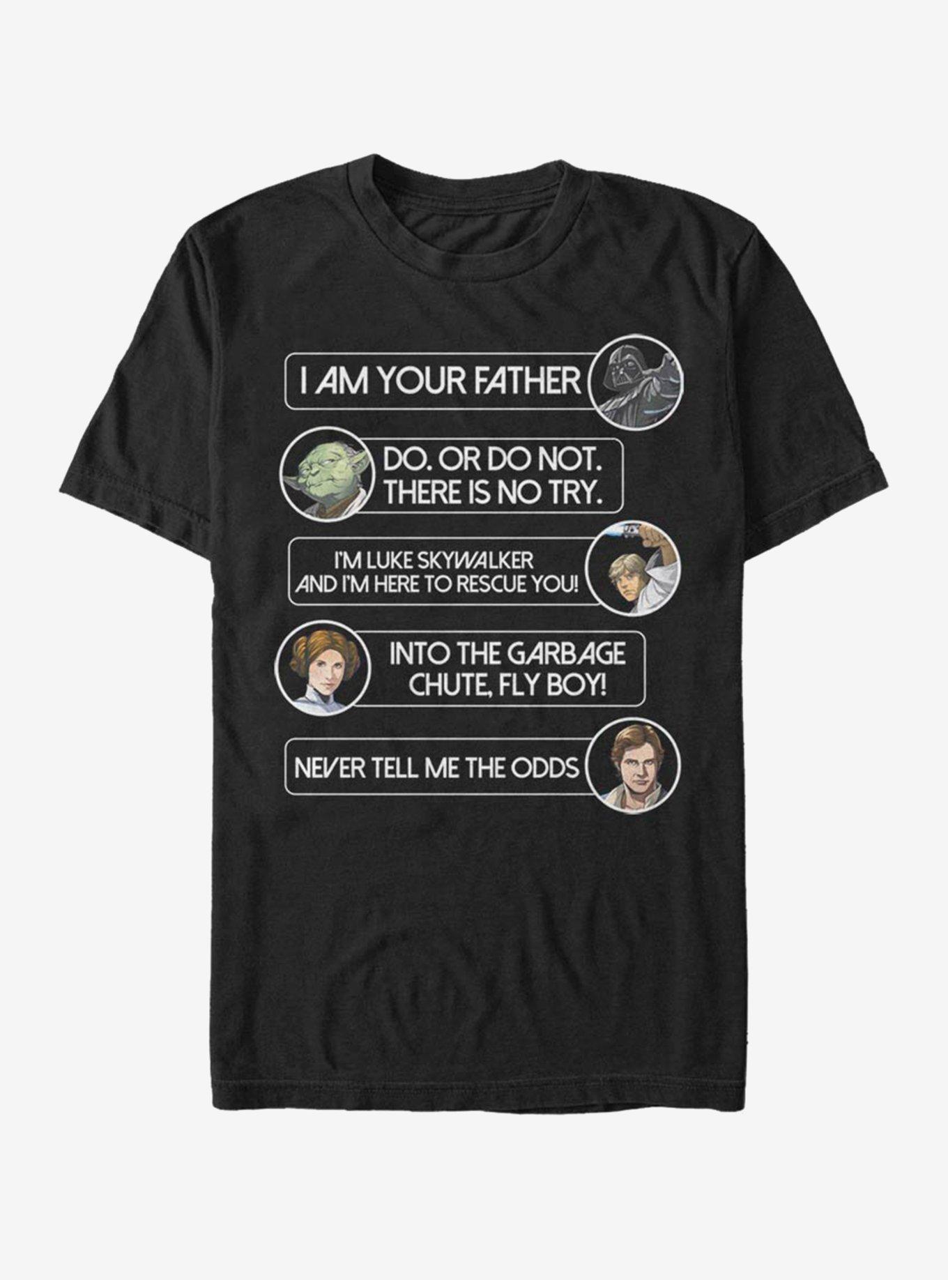 Star Wars Character Quotage T-Shirt, , hi-res