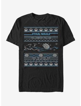 Star Wars Falcon Attack Ugly Sweater T-Shirt, , hi-res