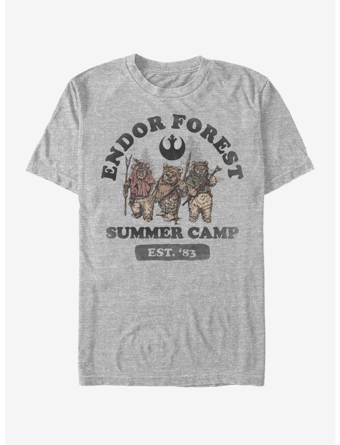 Star Wars Endor Summer Camp T-Shirt, ATH HTR, hi-res
