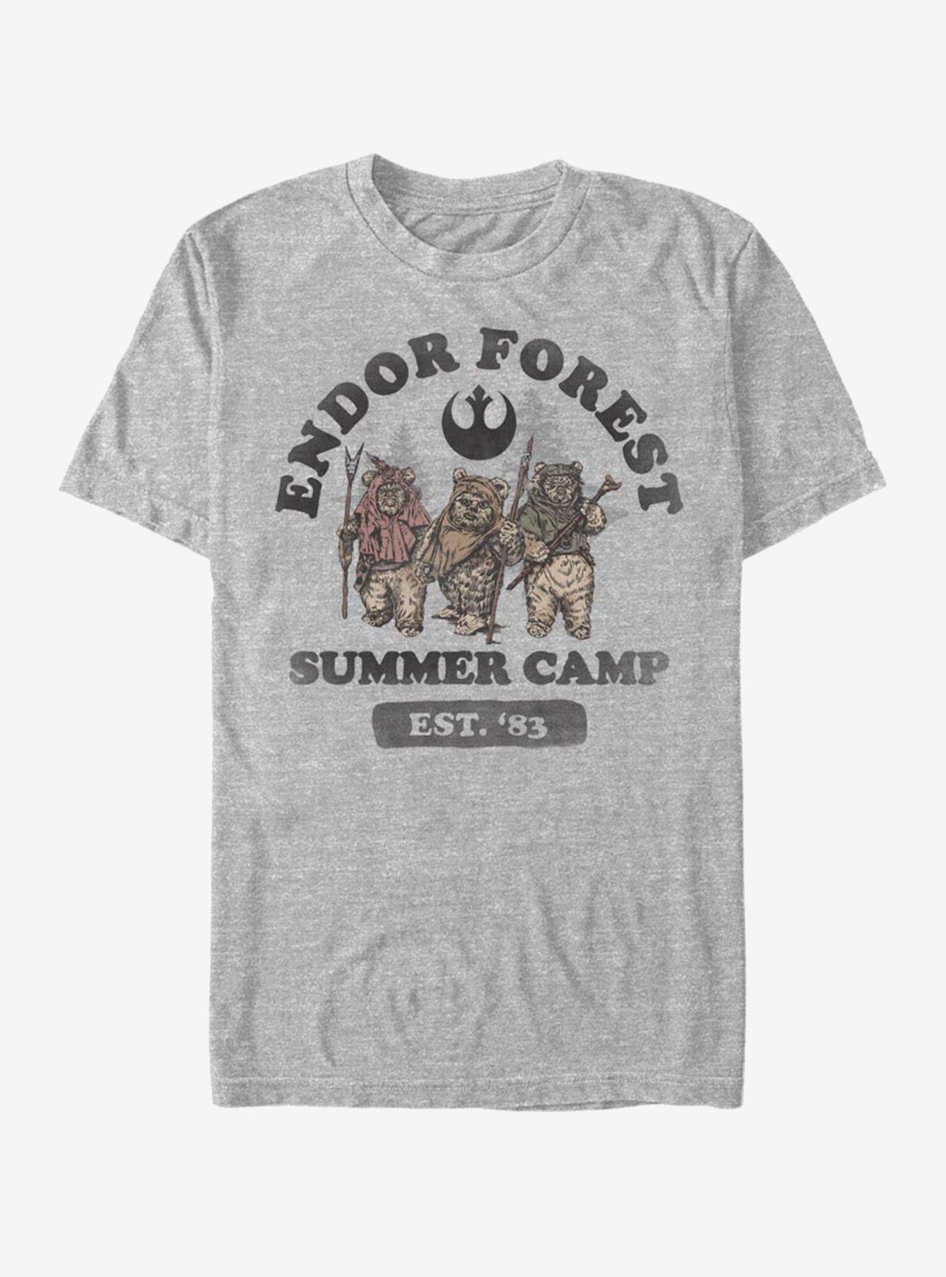 Star Wars Endor Summer Camp T-Shirt, ATH HTR, hi-res